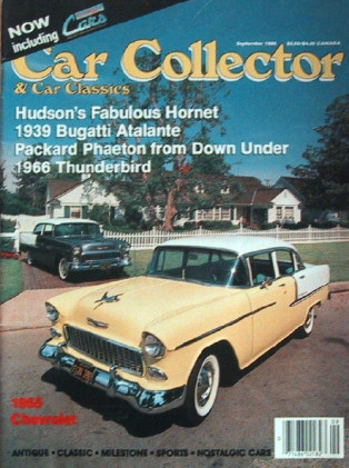 CAR COLLECTOR & CAR CLASSICS 1988 SEPT - '26 PACKARD PHAETON, T-BIRD '66 COUPE